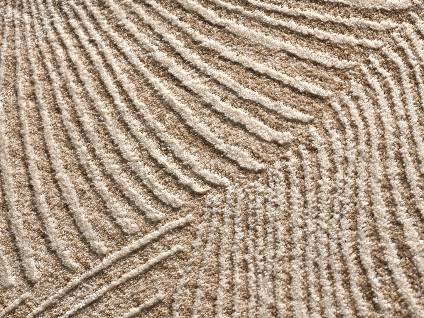 Tappeto design contemporaneo varie misure colore beige - UN4015