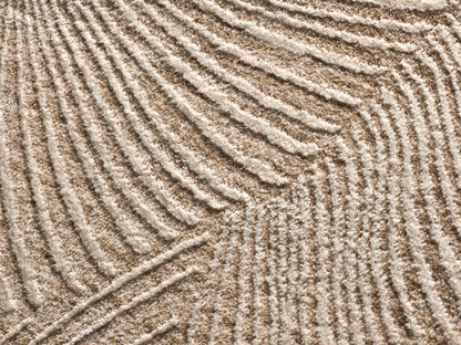 Tappeto design contemporaneo varie misure colore beige - UN4015