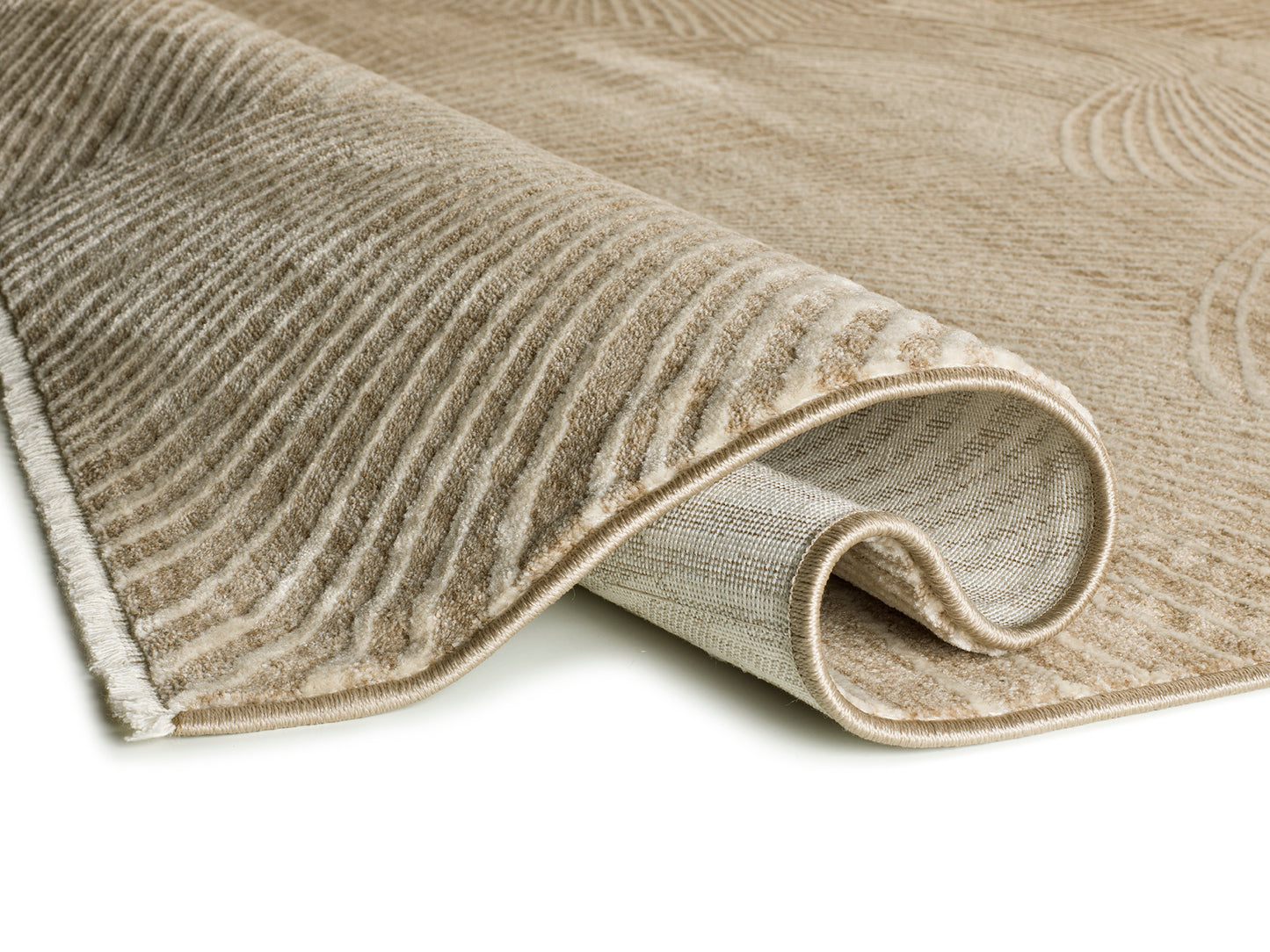 Tappeto design contemporaneo varie misure colore beige - UN4015