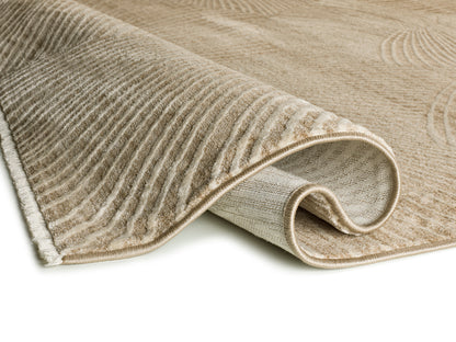 Tappeto design contemporaneo varie misure colore beige - UN4015