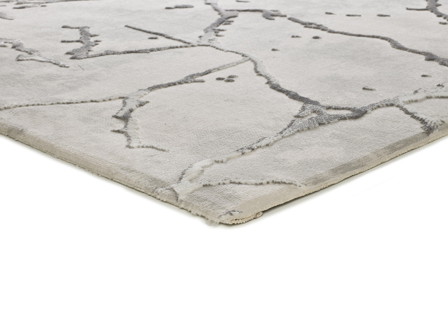 Tappeto disegno effetto marmo grigio - UN2073
