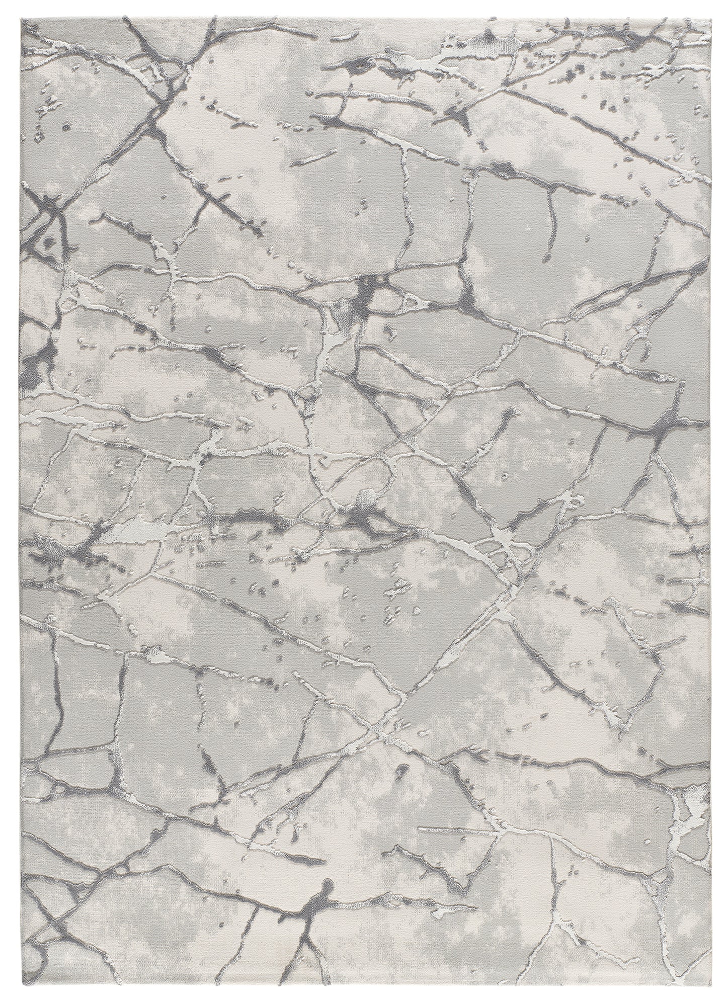 Tappeto disegno effetto marmo grigio - UN2073