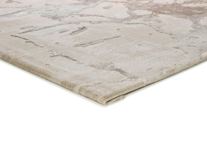 Tappeto disegno effetto marmo beige - UN2074