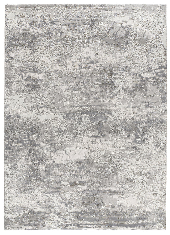 Tappeto disegno effetto pietra grigio - UN2075