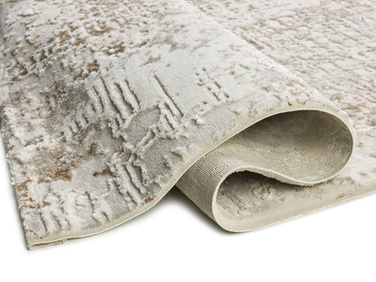Tappeto disegno effetto pietra beige - UN2076