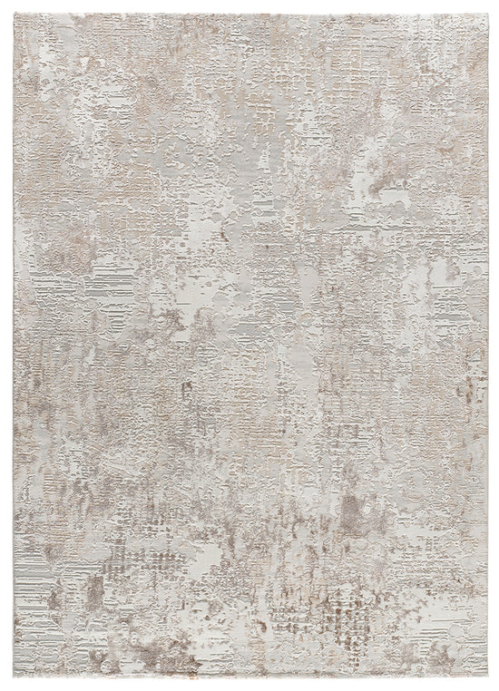 Tappeto disegno effetto pietra beige - UN2076