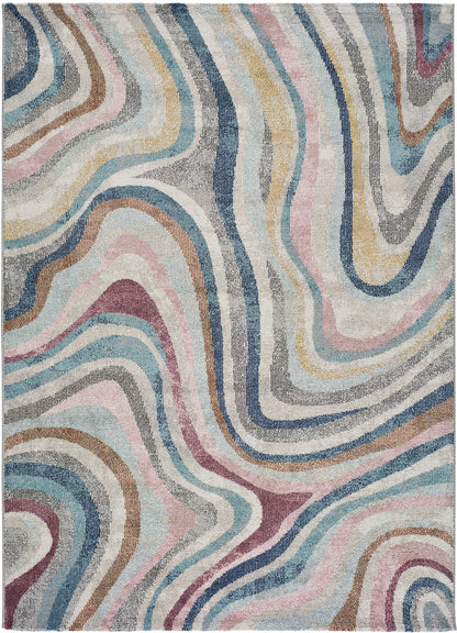 Tappeto design moderno salotto multicolor- UN2077