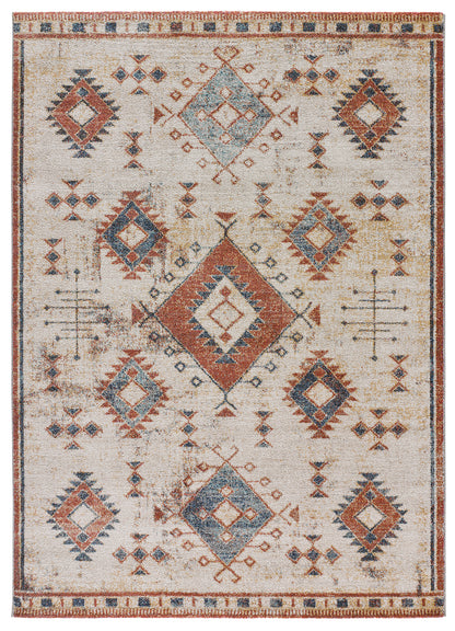 Tappeto tradizionale caucaso terracotta beige - UN5005