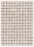 Tappeto design retrò moderno salotto bianco nero- UN2078