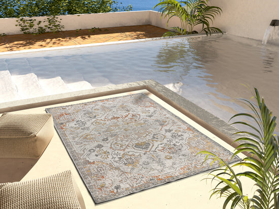 Tappeto indoor outdoor tessitura vintage - UN1017