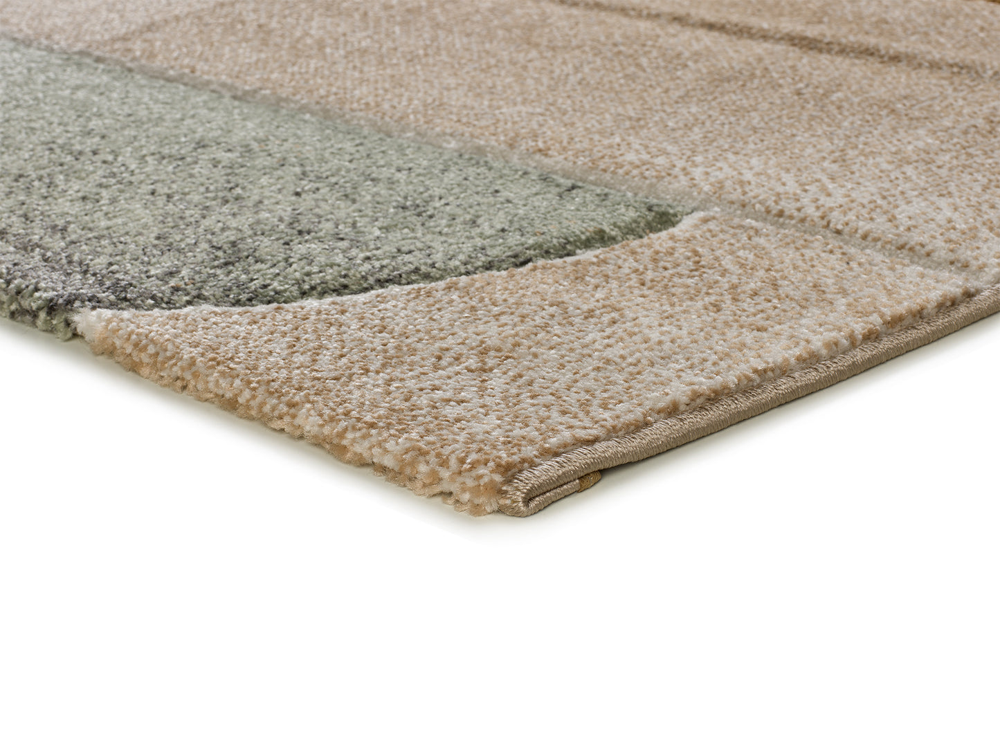 Tappeto d'arredo moderno colori naturali caldi - UN2080
