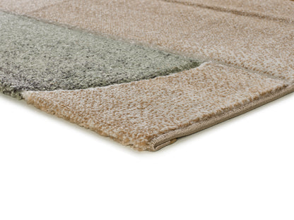 Tappeto d'arredo moderno colori naturali caldi - UN2080