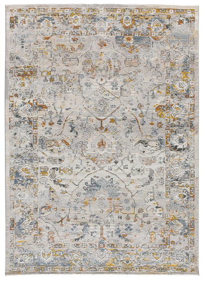 Tappeto salotto vintage orientale effetto antichizzato  - UN4011