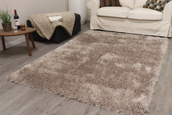 Tappeto a pelo alto colore beige tortora - VR3004