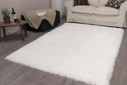 Tappeto a pelo alto colore bianco - VR3002