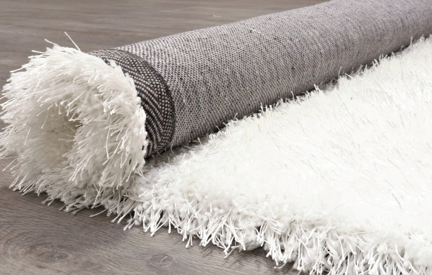 Tappeto a pelo alto colore bianco - VR3002