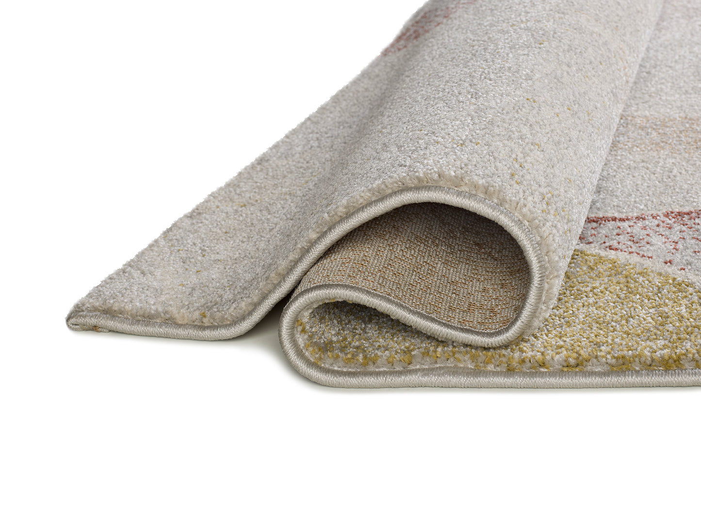 Tappeto soggiorno moderno colore crema beige terracotta- UN2097