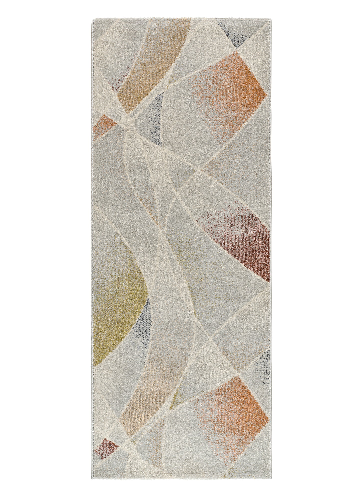 Tappeto soggiorno moderno colore crema beige terracotta- UN2097