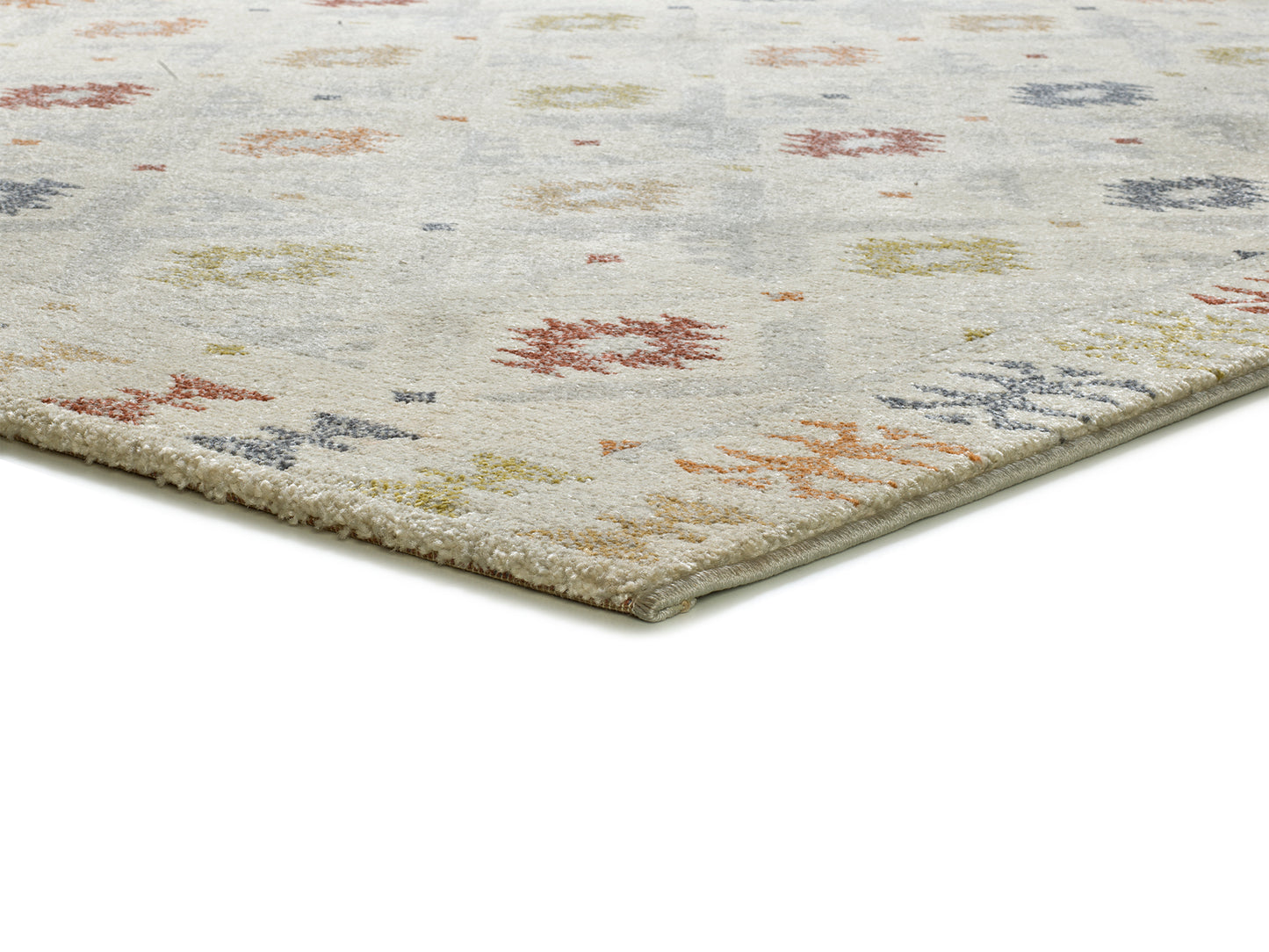 Tappeto etnico moderno colore crema beige terracotta- UN2098
