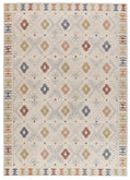 Tappeto etnico moderno colore crema beige terracotta- UN2098
