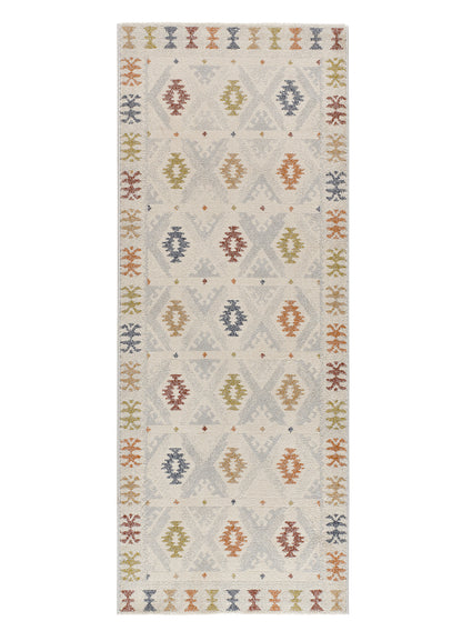 Tappeto etnico moderno colore crema beige terracotta- UN2098