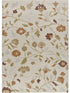 Tappeto floreale moderno colore crema beige terracotta- UN2099