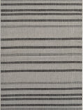 Tappeto disegno a righe grigio per  esterni balcone terrazzo - VR1002