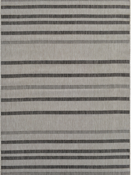 Tappeto disegno a righe grigio per  esterni balcone terrazzo - VR1002