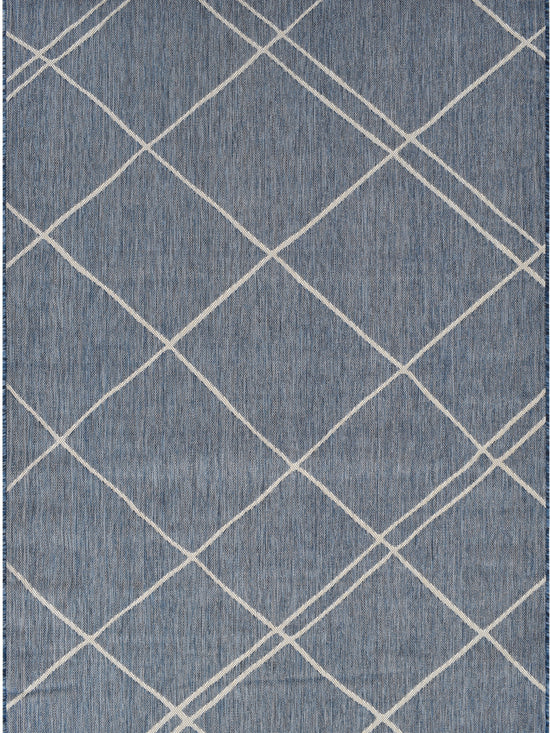 Tappeto outdoor azzurro per balcone terrazzo veranda - VR1007