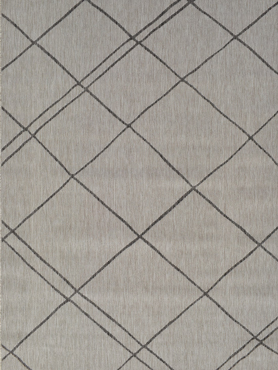 Tappeto outdoor grigio per balcone terrazzo veranda - VR1005