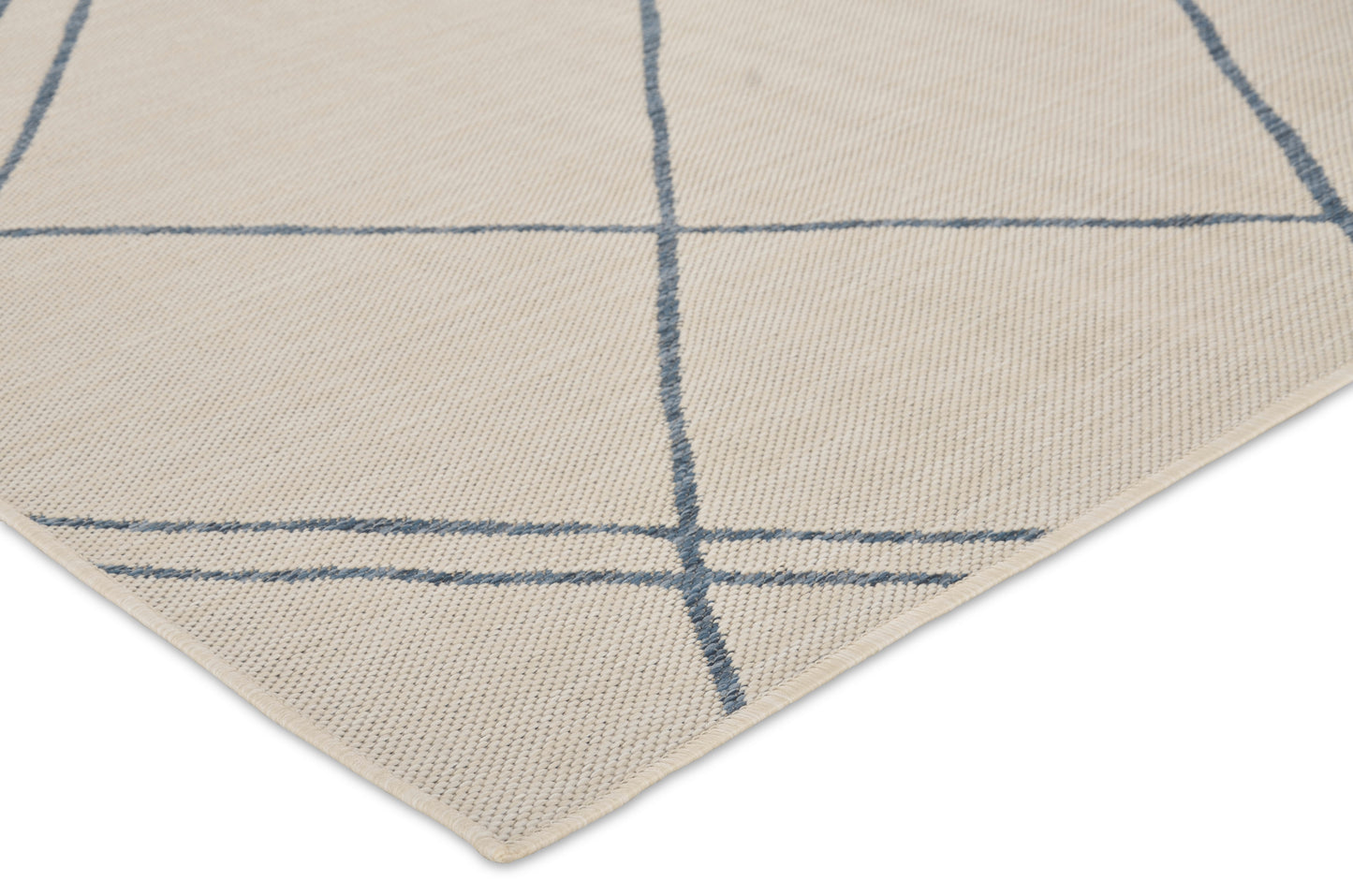 Tappeto outdoor avorio azzurro per balcone terrazzo veranda - VR1008